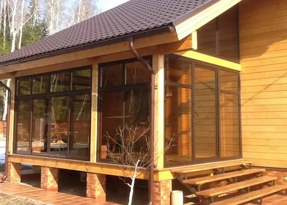 Зимний сад пристройка к дому 22 м² = 517 000 ₽